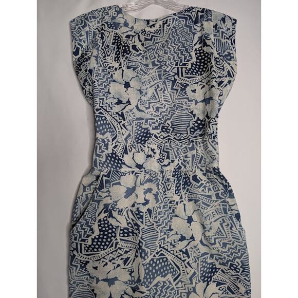 ASHLEE California Tropical Tiki Hawaiian Open back dress size 8 coconutgirl - Picture 4 of 11